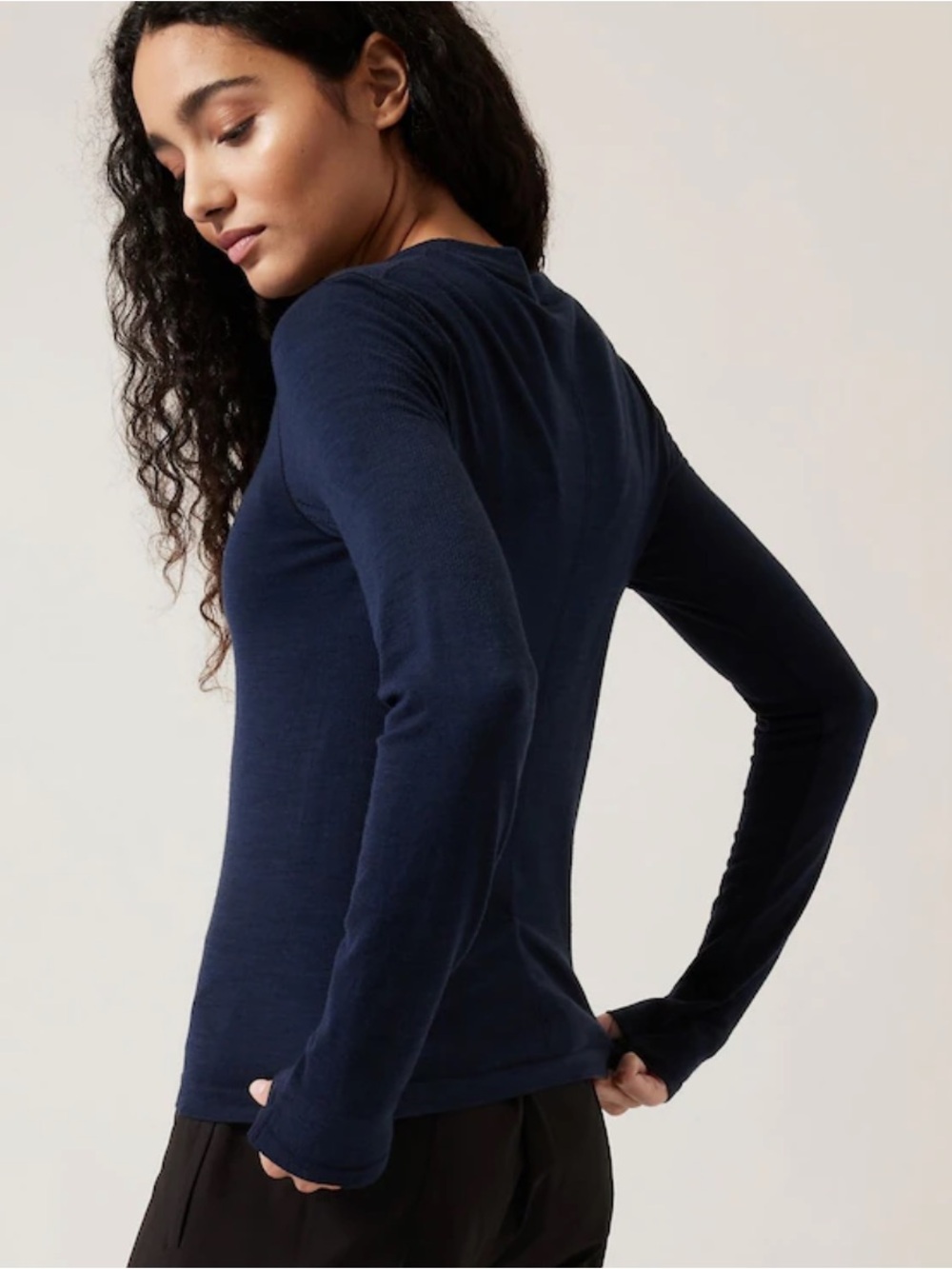 Athleta Ascent Seamless Top - Merino Wool